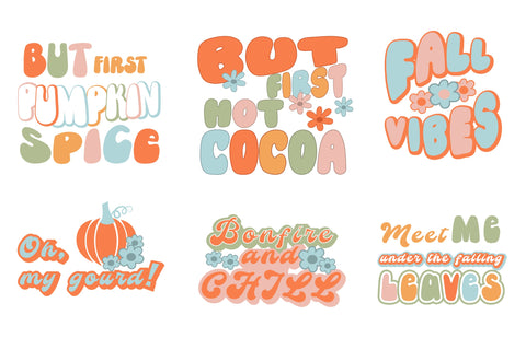 Fall Keychain Bundle. Hippie Keychain SVG. Keychain Quotes SVG Olga Terlyanskaya 