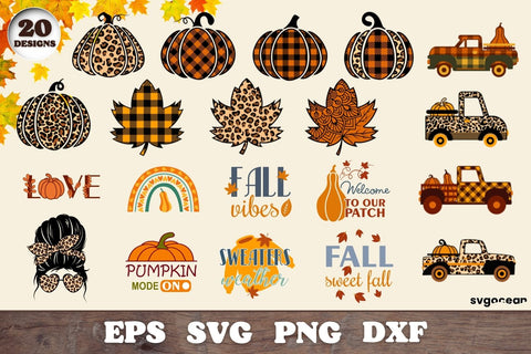 Fall Keychain Svg Bundle | Leopard | Autumn Svg SVG SvgOcean 