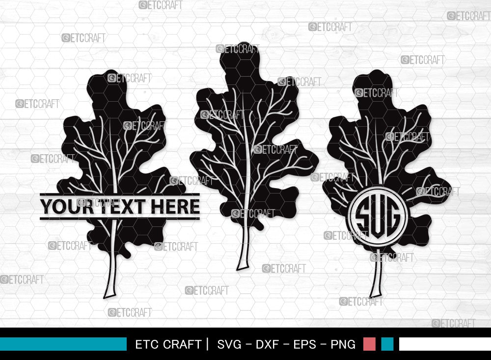 Fall Leaf Monogram SVG | Fall Leaves Svg | Autumn Leaf Svg ...