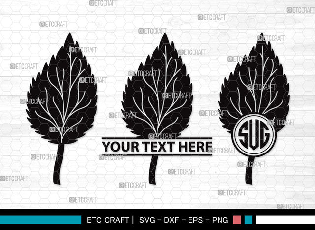 Fall Leaf Monogram SVG | Fall Leaves Svg | Autumn Leaf Svg | Thanksgiving SVG | Fall Leaf Clipart SVG ETC Craft 