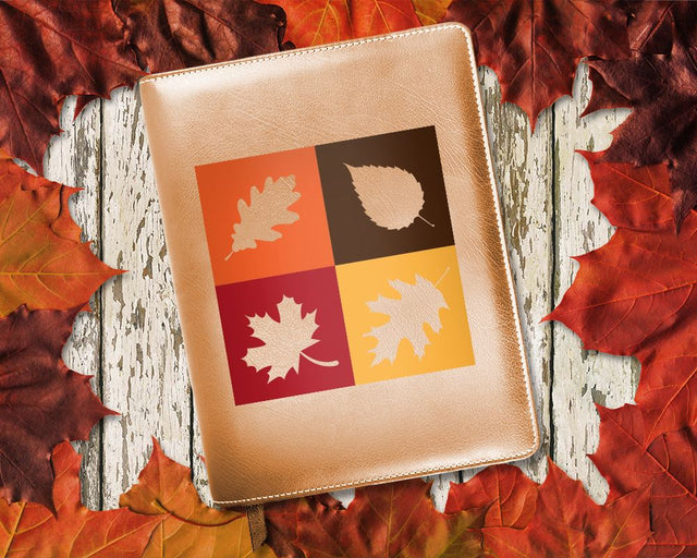 Fall Leaf Squares SVG Designed by Geeks 