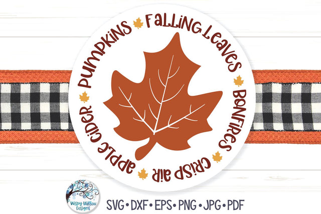 Fall Leaf SVG SVG Wispy Willow Designs 