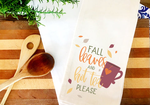 Fall Leaves and Hot Tea SVG So Fontsy Design Shop 