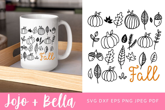 Fall Leaves Shirt Svg, Fall Shirt Svg, Fall, Png, Fall Shirt Png, Sublimation, Svg files for Cricut, Silhouette, Digital Download SVG Jojo&Bella 