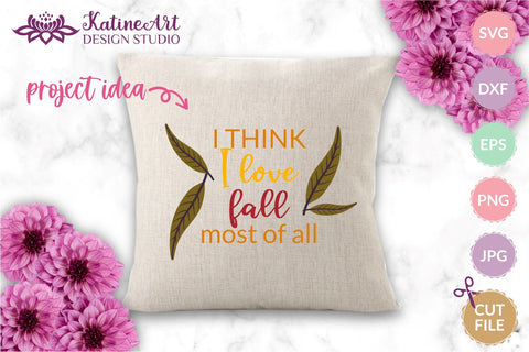 Fall Leaves svg Autumn Leaves Clipart bundle. Jpg, png, eps, dxf, svg cut file. SVG KatineArt 