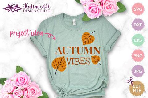 Fall Leaves svg Autumn Leaves Clipart bundle. Jpg, png, eps, dxf, svg cut file. SVG KatineArt 