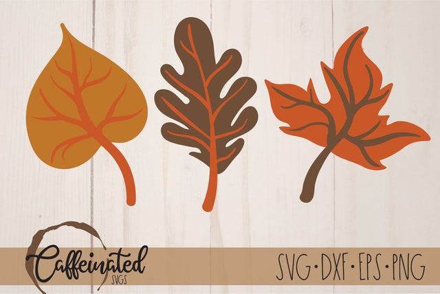 Fall Leaves SVG, Autumn Leaves SVG SVG Caffeinated SVGs 
