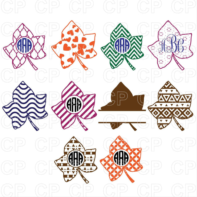 Fall Leaves SVG Bundle SVG cutperfectstudio