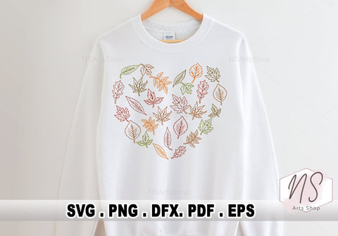 Fall Leaves SVG Files, Autumn svg file, Fall leaf bundle svg, Autumn Leaves svg, Leaf cut file SVG NS Arts Shop 