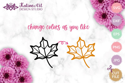 Fall Leaves svg Leaf Svg Leaves Svg Fall svg Autumn Leaves Clipart bundle. Jpg, png, eps, dxf, svg cut file. SVG KatineArt 