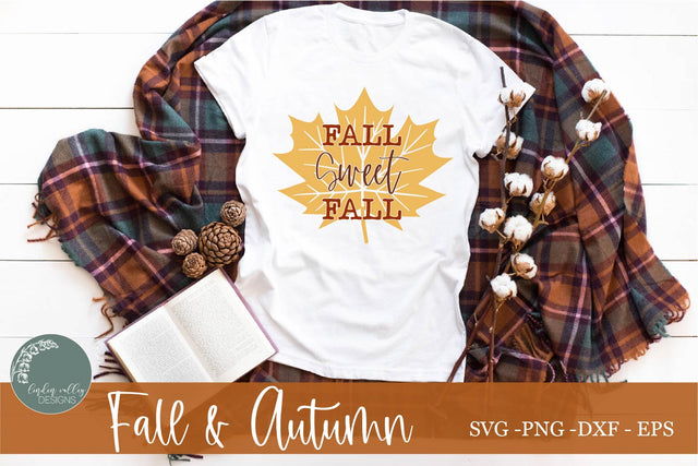 Fall Leaves SVG|Fall Sweet Fall SVG SVG Linden Valley Designs 