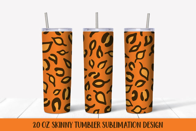 Fall Leaves Tumbler Sublimation Wrap. Autumn Tubbier Design Sublimation LaBelezoka 