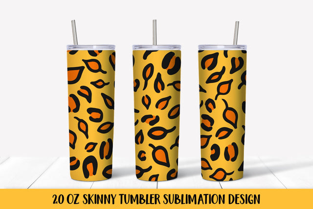 Fall Leaves Tumbler Sublimation Wrap. Yellow Autumn Tubbier Sublimation LaBelezoka 