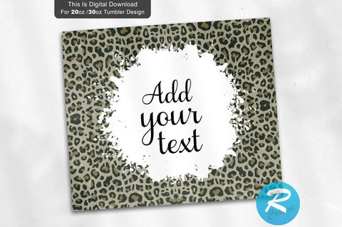 Fall Leopard 20 oz / 30 oz Tumbler PNG Sublimation Regulrcrative 
