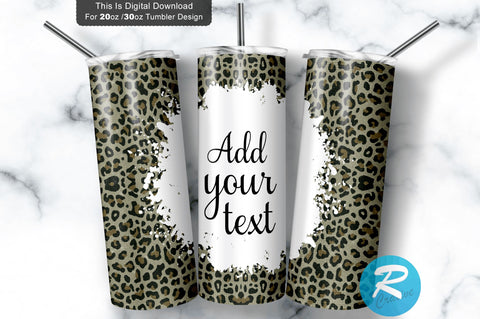 Fall Leopard 20 oz / 30 oz Tumbler PNG Sublimation Regulrcrative 