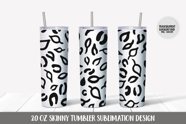 Fall Leopard Print Tumbler Wrap Sublimation. Leaves Leopard Tumbler Sublimation LaBelezoka 