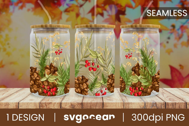 Fall Libbey Wrap | Beer Can | 16 Oz Libbey Glass SVG SvgOcean 