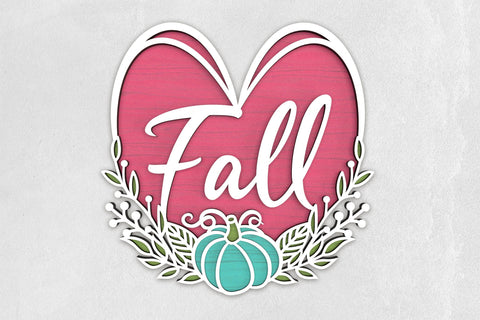 Fall Love 3D layered SVG cut files SVG Angel on Empire 