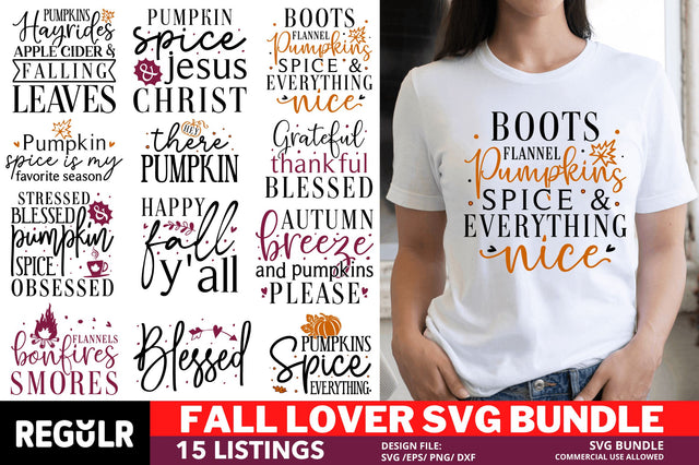 Fall Lover Svg Bundle SVG Regulrcrative 