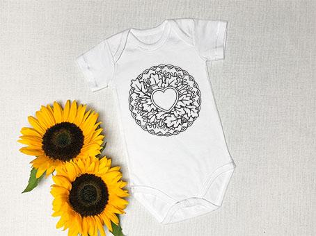 Fall Mandala SVG, Split Mandala SVG, Oak Leaf SVG. SVG Elinorka 