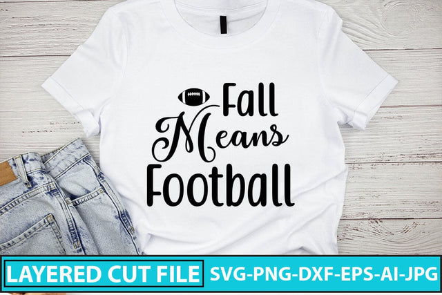 Fall Means Football SVG Cut File SVG Syaman 
