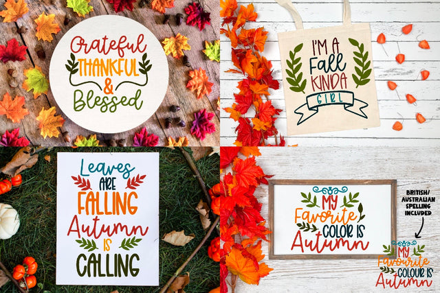 Fall Mini Bundle | Autumn SVG Cut Files SVG Illuztrate 