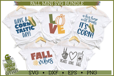 Fall Mini SVG Bundle SVG Crunchy Pickle 