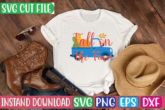 Fall on the Farm SVG Cut File SVGs, Quotes and Sayings, Food & Drink, Holiday,On Sale, SVG Studio Innate 