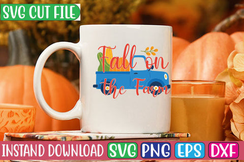 Fall on the Farm SVG Cut File SVGs, Quotes and Sayings, Food & Drink, Holiday,On Sale, SVG Studio Innate 