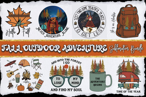 Fall Outdoor Adventure Sublimation Bundle Sublimation Jagonath Roy 