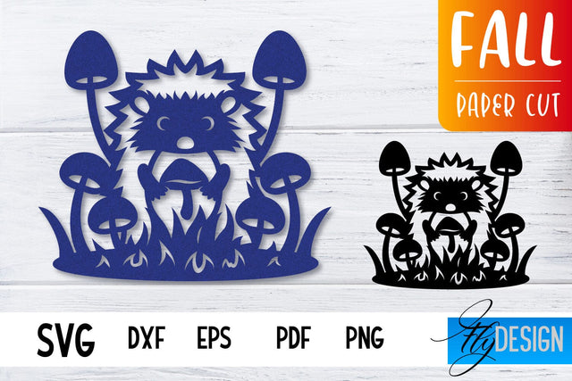 Fall Paper Cut SVG Design | Paper Cut Files SVG Fly Design 