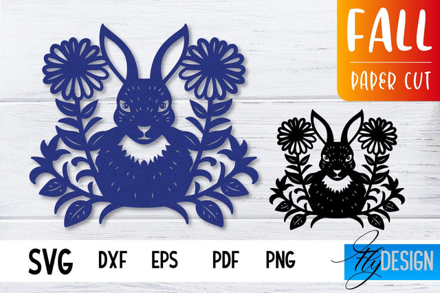 Fall Paper Cut SVG Design | Paper Cut Files SVG Fly Design 