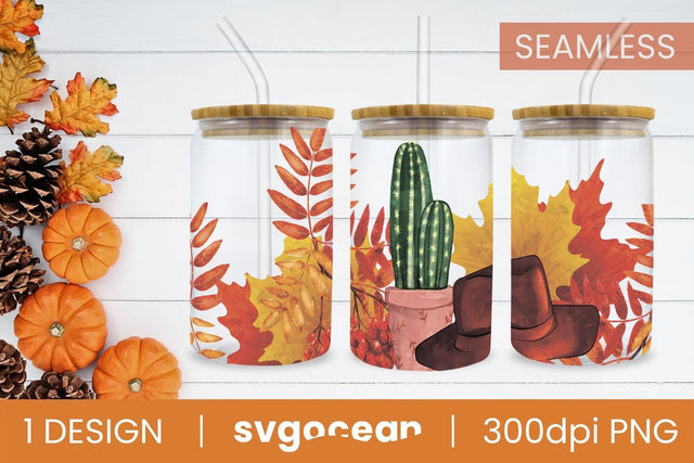Fall Pattern Wrap PNG Sublimation SvgOcean 