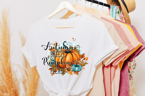 Fall PNG - Autumn Breeze Pumpkins Please Sublimation CraftLabSVG 