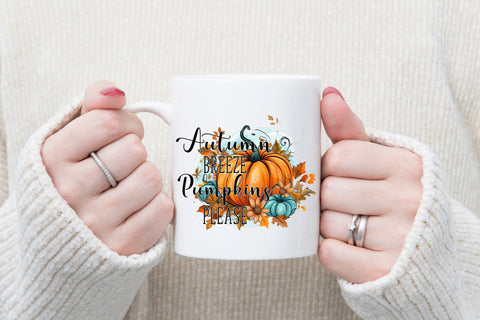 Fall PNG - Autumn Breeze Pumpkins Please Sublimation CraftLabSVG 