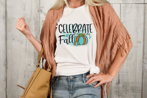 Fall PNG Sublimation Design | Celebrate Fall Sublimation CraftLabSVG 