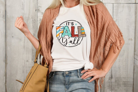 Fall PNG Sublimation Design | It's Fall Y'all Sublimation CraftLabSVG 