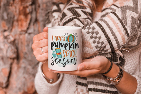 Fall PNG Sublimation | Happy Pumpkin Spice Season Sublimation CraftLabSVG 