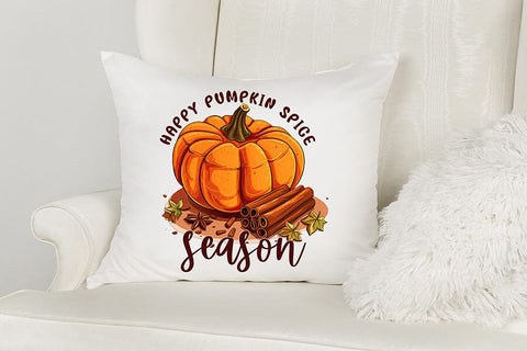Fall PNG Sublimation, Happy Pumpkin Spice Season Sublimation CraftLabSVG 