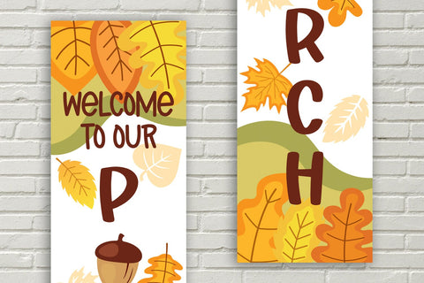 Fall Porch Sign Bundle 2 - 6 SVG Designs SVG Slim Studio 