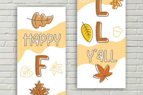 Fall Porch Sign Bundle - 6 SVG designs SVG Slim Studio 