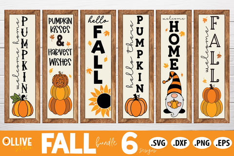 Fall Porch Sign SVG Bundle | Fall SVG SVG Ollive Studio 