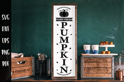 Fall Porch Sign SVG, Farm Fresh Pumpkins SVG CraftLabSVG 
