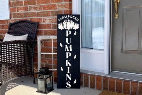 Fall Porch Sign SVG, Farm Fresh Pumpkins SVG CraftLabSVG 