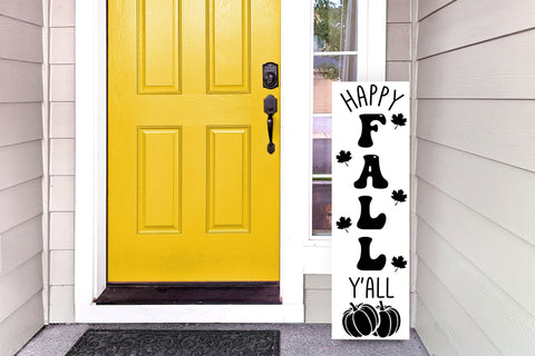 Fall Porch Sign SVG, Happy Fall Y'all SVG CraftLabSVG 