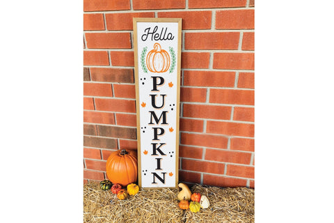 Fall Porch Sign SVG, Hello Pumpkin SVG SVG CraftLabSVG 