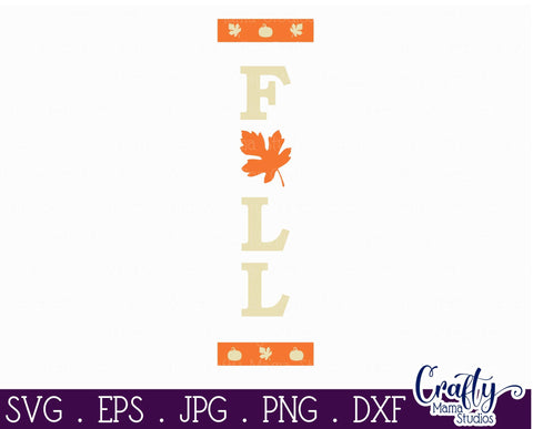 Fall Porch Sign Svg SVG Crafty Mama Studios 