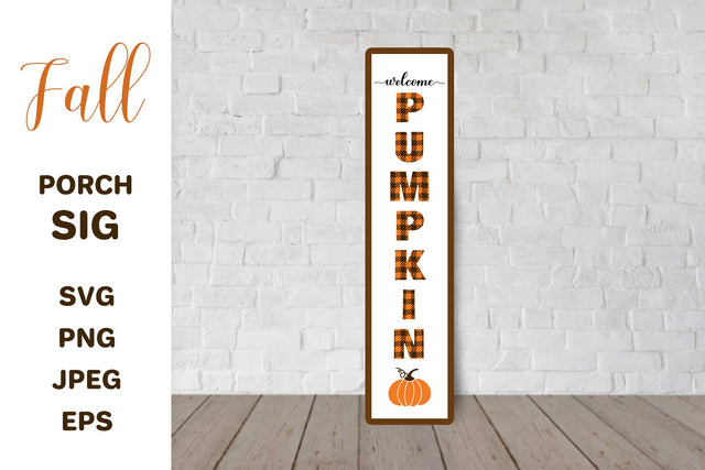 Fall Porch Sign SVG. Welcome pumpkin. Thanksgiving Front Sign SVG LaBelezoka 