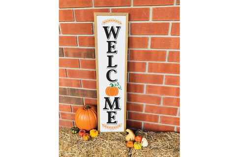 Fall Porch Sign SVG, Welcome SVG Cut File SVG CraftLabSVG 