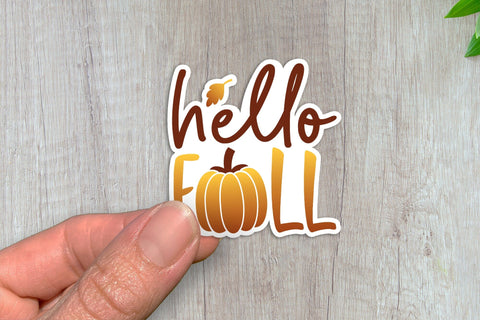 Fall Printable Stickers Bundle Sublimation CraftLabSVG 